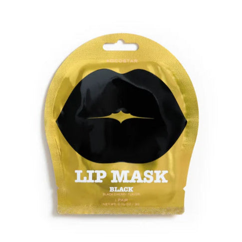 Máscara labial hidrogel Black com blueberry e pérola – tratamento intensivo. Disponível na Glowthie - loja de cosmética coreana em Portugal