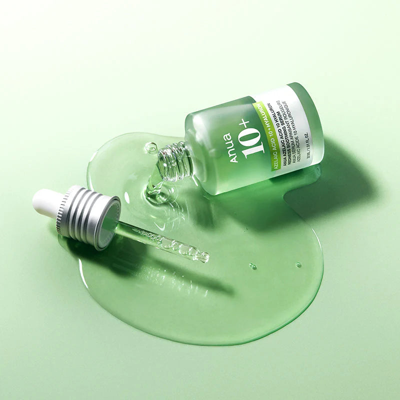 textura do Azelaic Acid 10 Hyaluron Redness Soothing Serum da ANUA - marca coreana. serum para peles acneicas