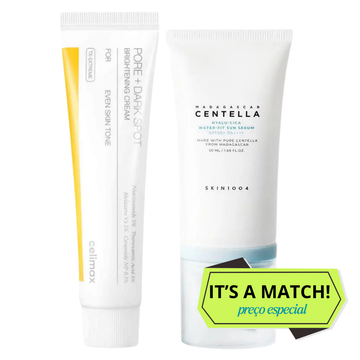 Pore+Dark Spot Brightening Cream + Hyalu-Cica Water-Fit Sun Serum SPF50+