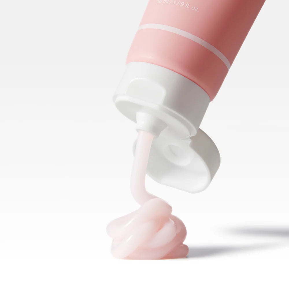 Textura rosa hidratante do PDRN Pink Hyaluronic Cream – Glowthie Loja de Cosmética Coreana em Portugal
