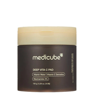 Pads vitaminados Medicube Deep Vita C – clareiam manchas, uniformizam o tom e iluminam com Glowthie