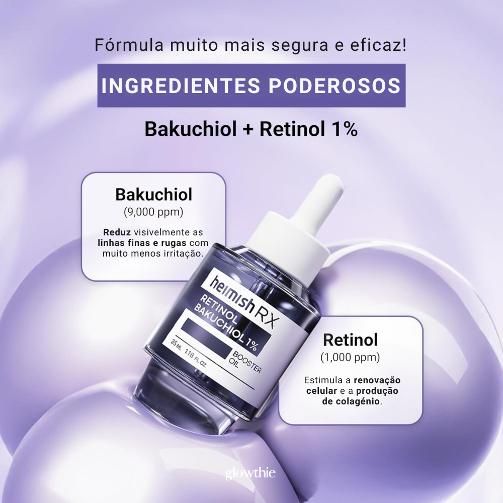 Óleo Rejuvenescente com Retinol & Bakuchiol