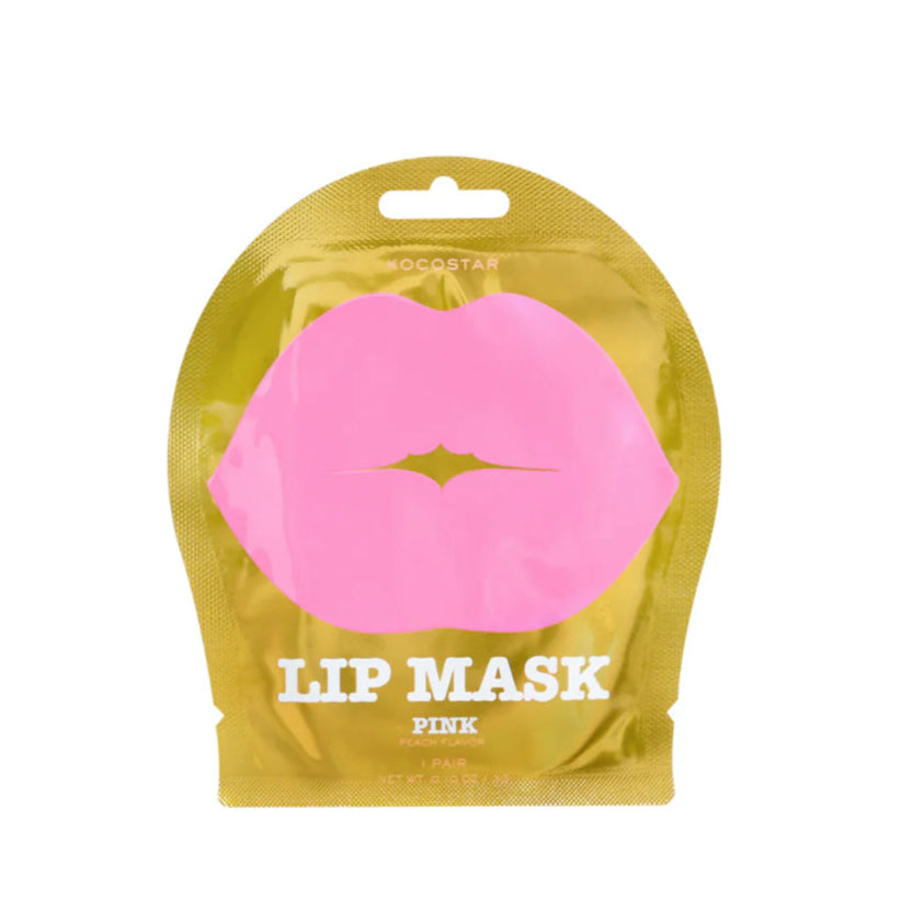 Lábios macios e suaves após uso da máscara hidrogel Pink Peach. Disponível na Glowthie - loja de cosmética coreana em Portugal