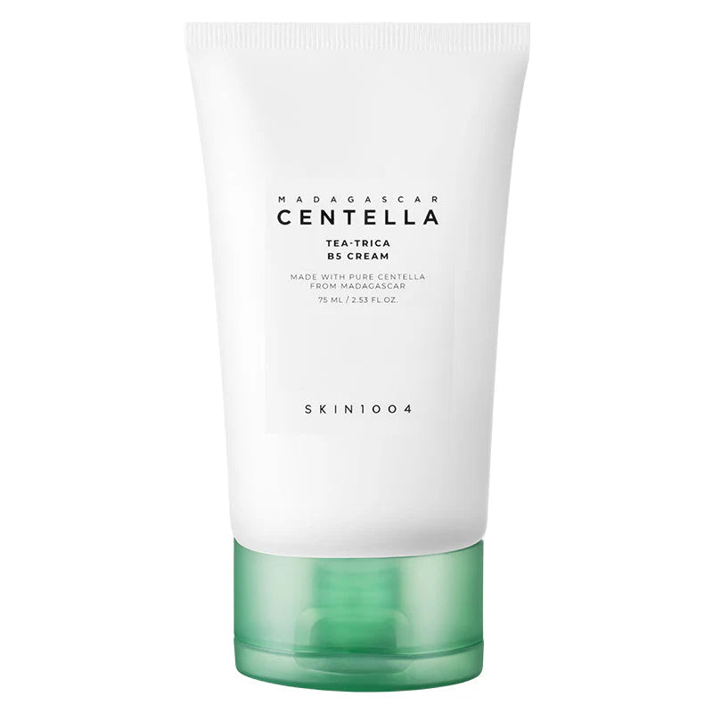 Creme calmante com Centella Asiática e B5 - Cuidado intensivo para pele sensível com pantenol e tea tree – textura leve e vegan.
