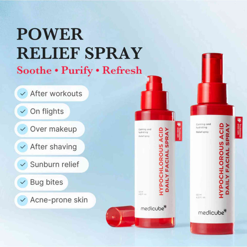 MEDICUBE Hypochlorous Acid Daily Facial Spray  - Usos