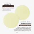 Pads tonificantes com Sea Buckthorn, vitamina C derivada, niacinamida – brilho natural e uniforme.