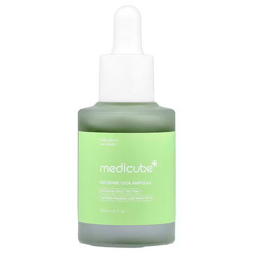 Ampola Medicube Exosome Cica Tea Tree 40ml – cuidado intensivo para pele sensível. Disponível na Glowthie – loja de cosmética coreana em Portugal
