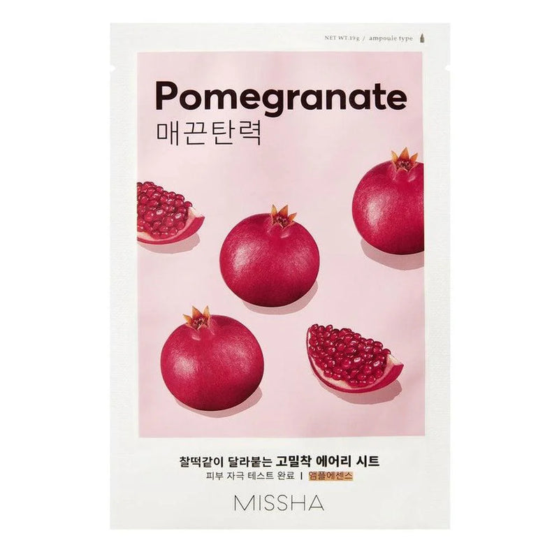 Airy Fit Sheet Mask - Pomegranate - Missha- - Glowthieportugal