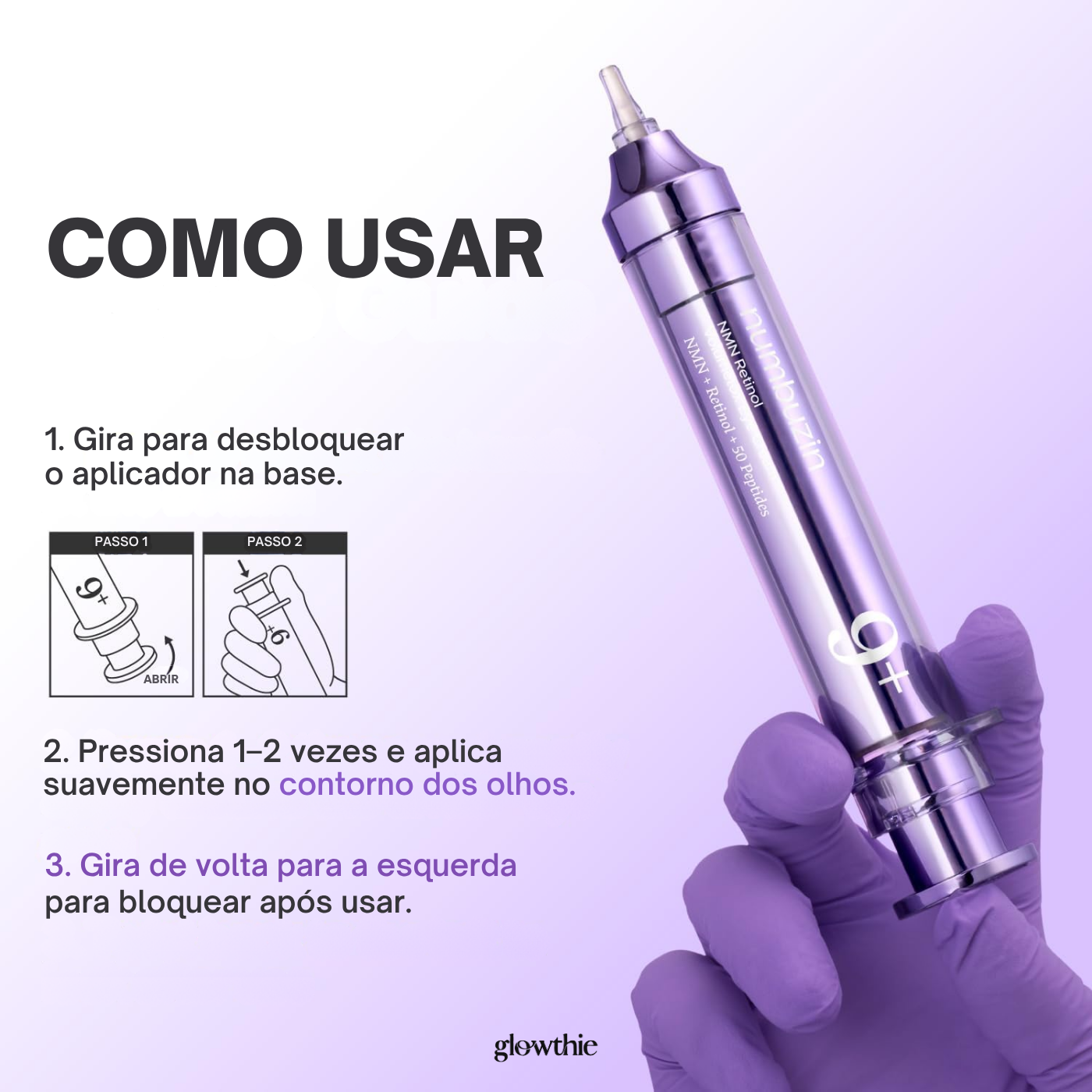 No.9 NAD+ Retinol Volumetox Eye Cream - Numbuzin NUMBUZIN  Glowthie