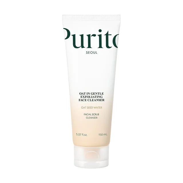 Oat In Gentle Exfoliating Face Cleanser Purito Seoul  Glowthie