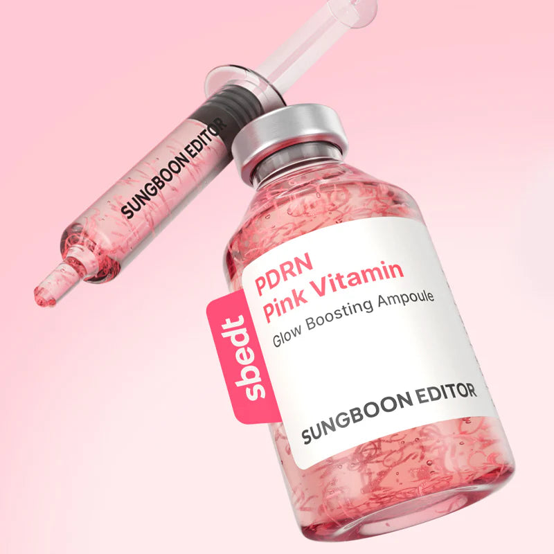 Sungboon Editor PDRN Pink Vitamin Glow Boosting Ampoule 40ml