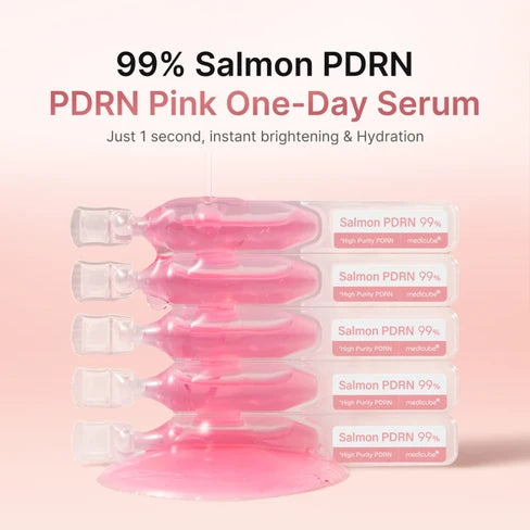PDRN Pink One Day Serum Set Medicube  Glowthie