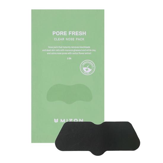 tira para nariz que remove pontos negros com argila Rhassoul e carvão ativado. Disponível na Glowthie - loja de cosmética coreana em Portugal.