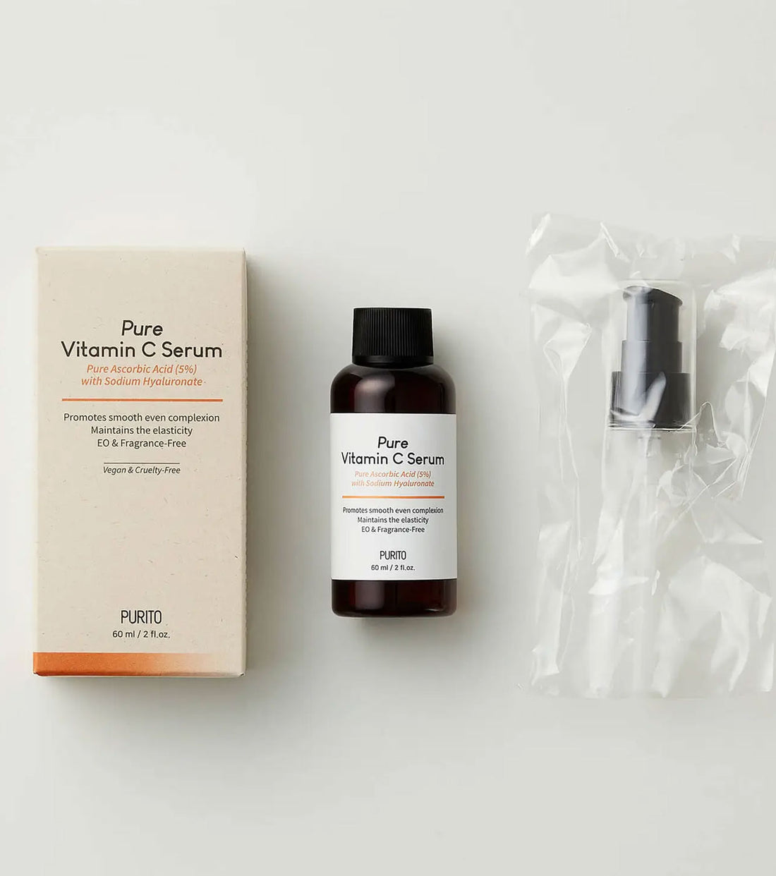 Sérum Coreano de Vitamina C Pura Ilumina e uniformiza a pele com 5% de vitamina C
