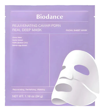 Rejuvenating Caviar PDRN Real Deep Mask Biodance  Glowthie