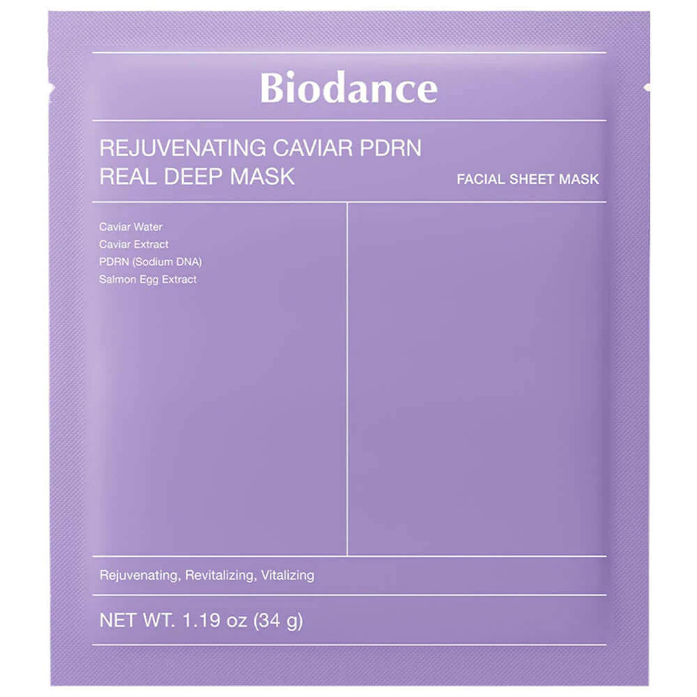 Rejuvenating Caviar PDRN Real Deep Mask Biodance  Glowthie