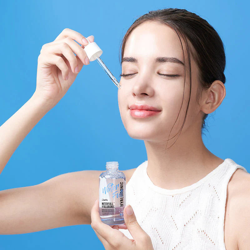 Glowthie traz para ti o Jumiso Waterfull HA. Pele preenchida, suave e confortável sem aromas fortes.