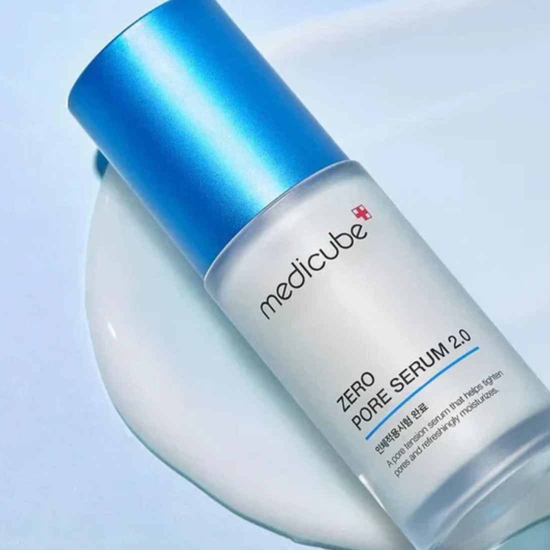 Medicube Zero Pore Serum 2.0 reduz oleosidade, minimiza poros, disponível na Glowthie Portugal.
