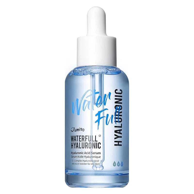 Hidratação profunda com Jumiso Waterfull Serum – fórmula leve, vegan e ideal para pele seca disponível na Glowthie