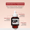 Cuidado K-Beauty para esfoliação suave e eficaz. Aplicação do Heimish RX AHA BHA Peeling Serum – tratamento noturno para pele renovada e saudável. Disponível na Glowthie Portugal.
