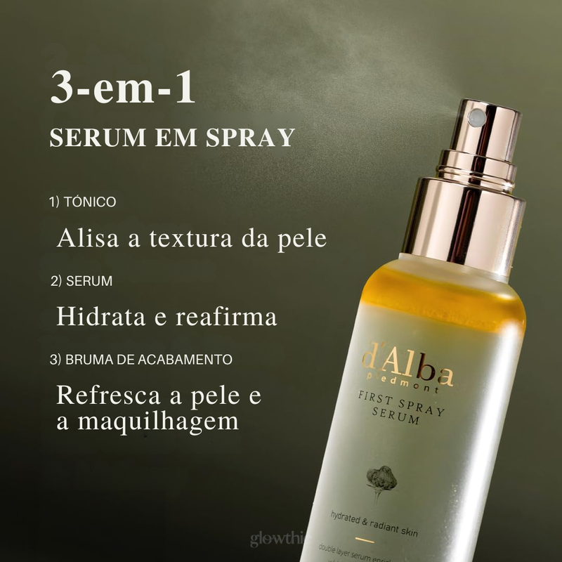 Textura ultraleve do spray serum White Truffle — Glowthie Loja de Cosmética Coreana em Portugal