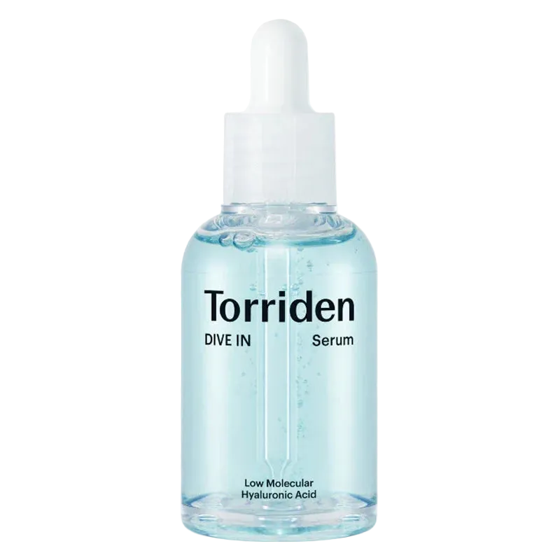 frasco da Dive-in Low Molecular Hyaluronic Acid Serum da torriden.
