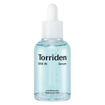 frasco da Dive-in Low Molecular Hyaluronic Acid Serum da torriden.