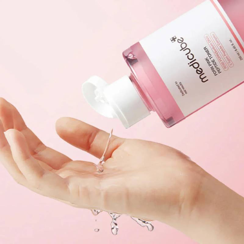 Textura leve e fresca do PDRN Pink Cica Soothing Toner — Glowthie Loja de Cosmética Coreana em Portugal
