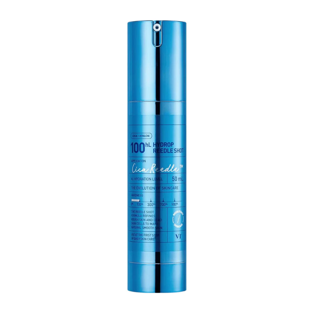 VT Hydrop Reedle Shot 100hL – sérum microagulhas hidratante para efeito glass skin. Disponível na Glowthie – loja de cosmética coreana em Portugal