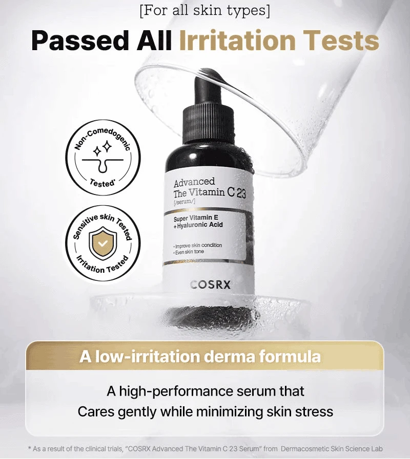 Todos os tipos de pele - COSRX The Vitamin C 23 Serum