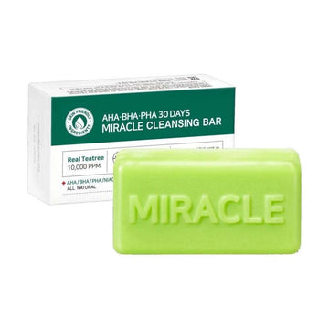 AHA BHA PHA 30 Days Miracle Cleansing Bar Somebymi  Glowthie