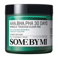Pote verde de SOME BY MI AHA BHA PHA 30 Days Miracle Truecica Clear Pad sul-coreano