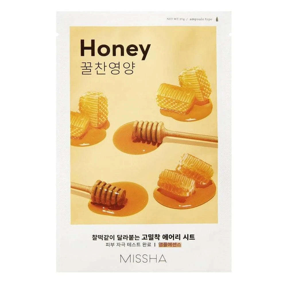 Airy Fit Sheet Mask - Honey - Missha- - Glowthieportugal