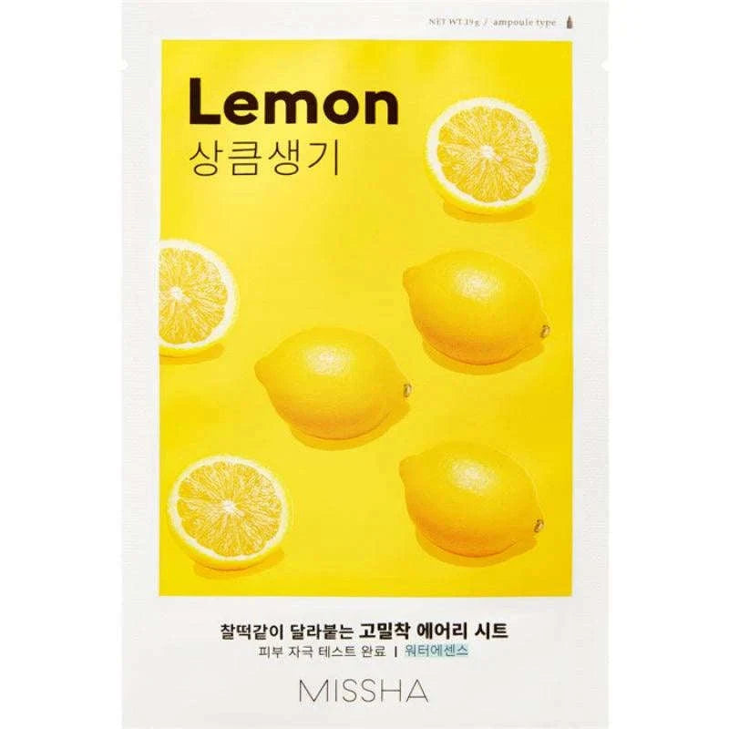 Airy Fit Sheet Mask - Lemon - Missha- - Glowthieportugal