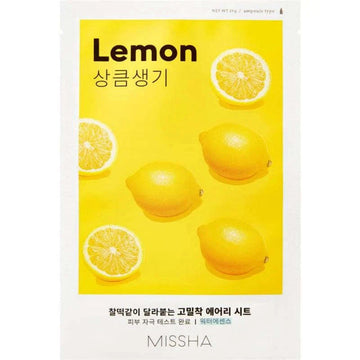 Airy Fit Sheet Mask - Lemon - Missha- - Glowthieportugal