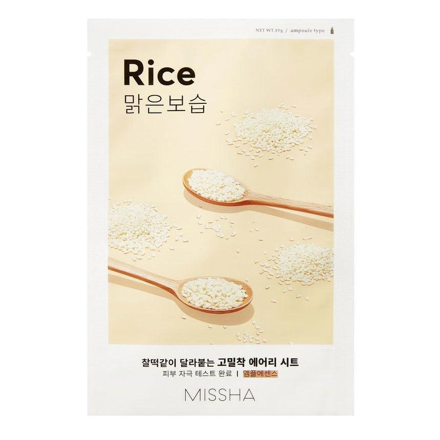 Airy Fit Sheet Mask - Rice - Missha- - Glowthieportugal