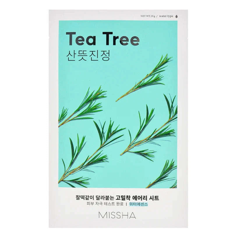 Airy Fit Sheet Mask - Tea Tree - Missha- - Glowthieportugal