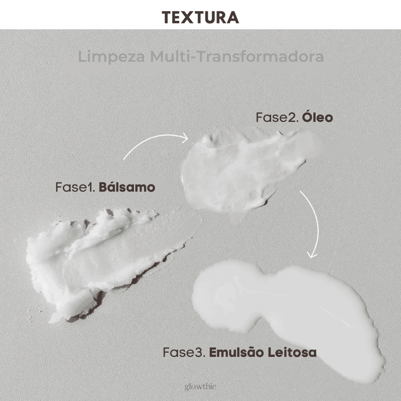 Balsamo de limpeza transformável com textura multi trannsformadora. Disponível na Glowthie – loja de cosmética coreana em Portugal.