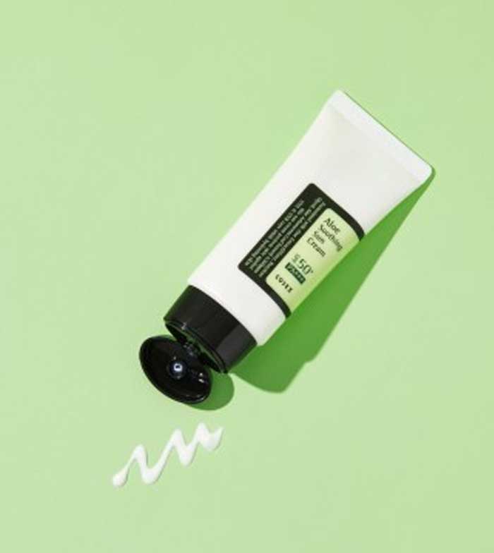 Aloe Soothing Sun Cream SPF50+/PA++++ Cosrx  Glowthie