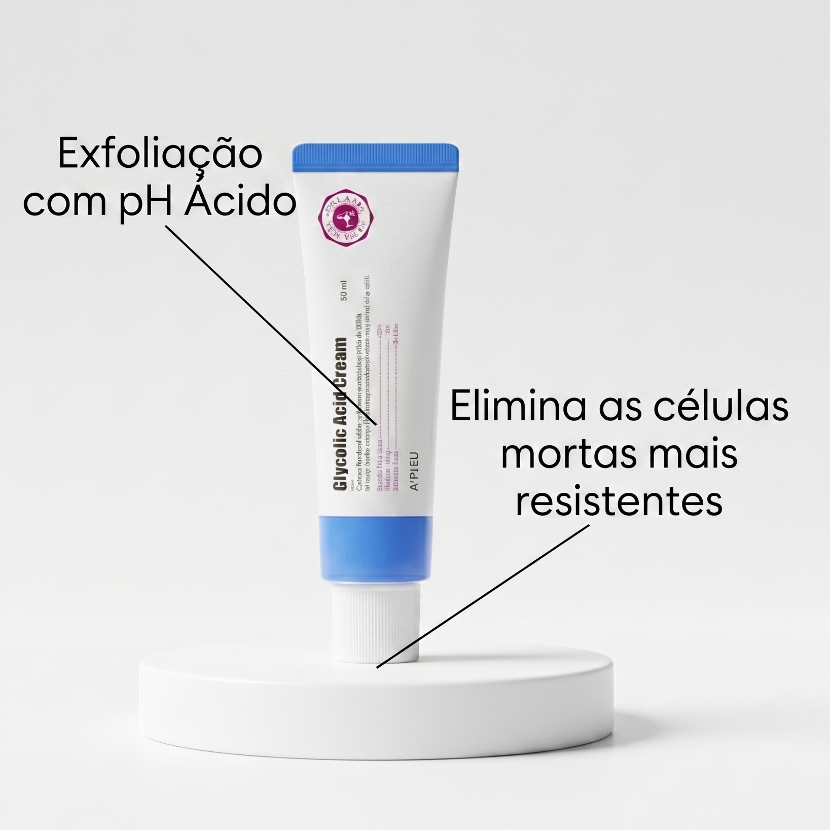 Pele mais lisa e uniforme com A’PIEU Glycolic Acid Cream