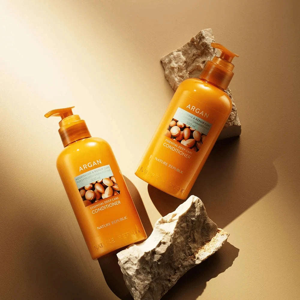 Argan Essential Moisture Repairing Conditioner Nature Republic  Glowthie