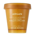 Argan Essential Moisture Repairing Hair Mask Nature Republic  Glowthie