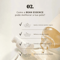 como a bean essence coreana ajuda a melhorar a pele: remover pontos negros, controlar oleosidade, melhorar textura da pele, controlar a produção de sebo, remover celulas mortas