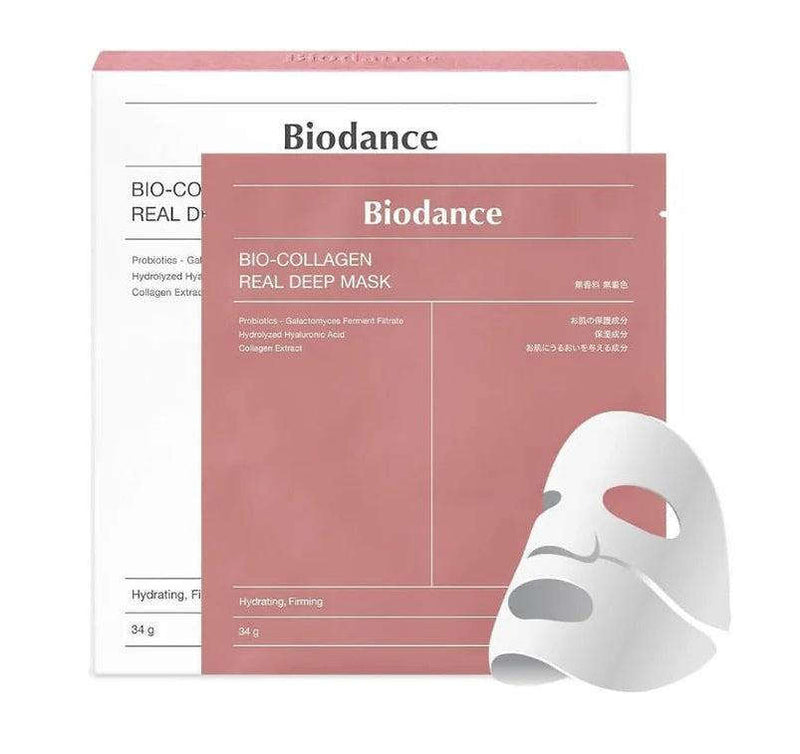 Bio-Collagen Real Deep Mask (Pack 4un) Biodance  Glowthie