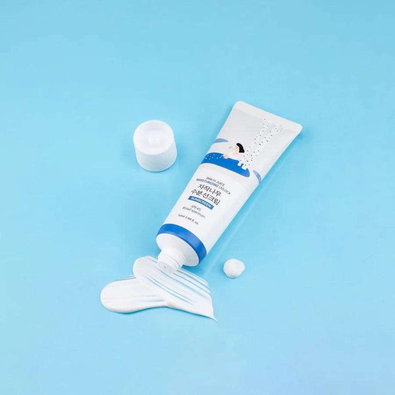 Birch Juice Moisturizing Sun Cream SPF50+ PA++++ Round Lab  Glowthie