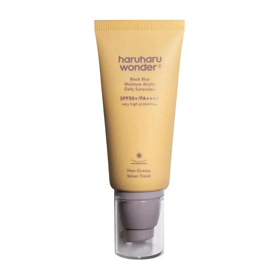 Protetor solar coreano SPF50 arroz preto — Glowthie Loja de Cosmetica Coreana em Portugal
