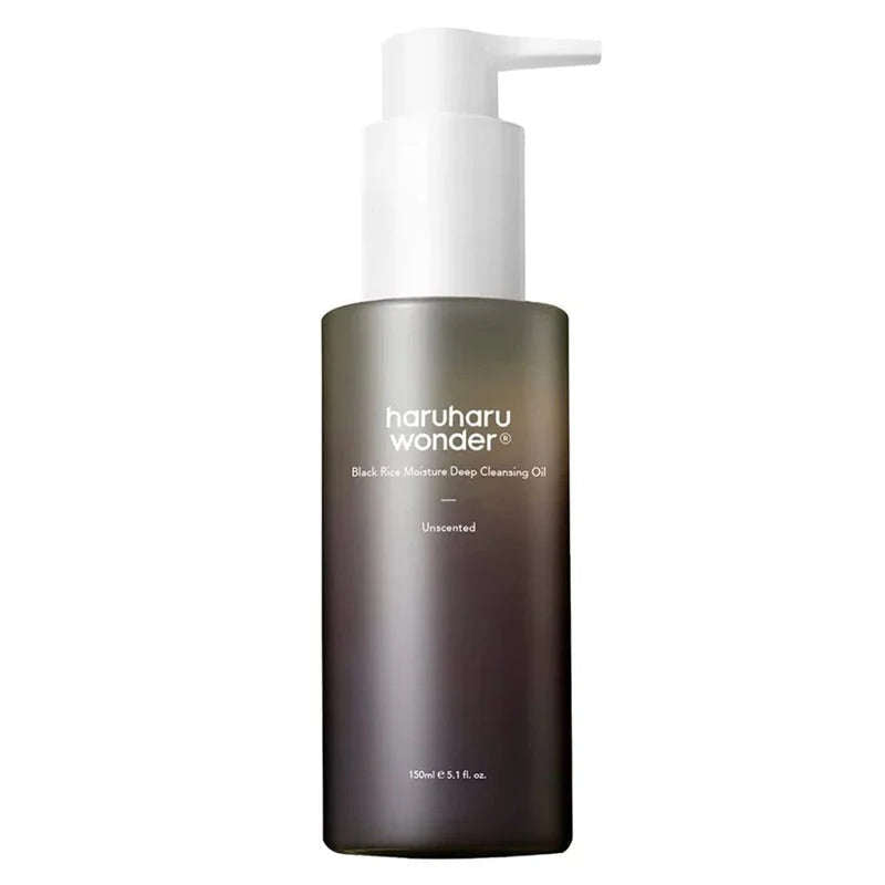 Black Rice Moisture Deep Cleansing Oil Haruharu Wonder  Glowthie