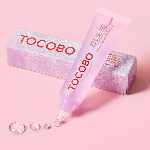 Collagen Brightening Eye Gel Cream Tocobo  Glowthie
