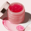 Pele luminosa e firme após aplicação do creme de colagénio Glowthie, com resultados visíveis no rosto.