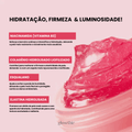 Creme coreano antienvelhecimento Glowthie em frasco transparente, com foco em colagénio e niacinamida